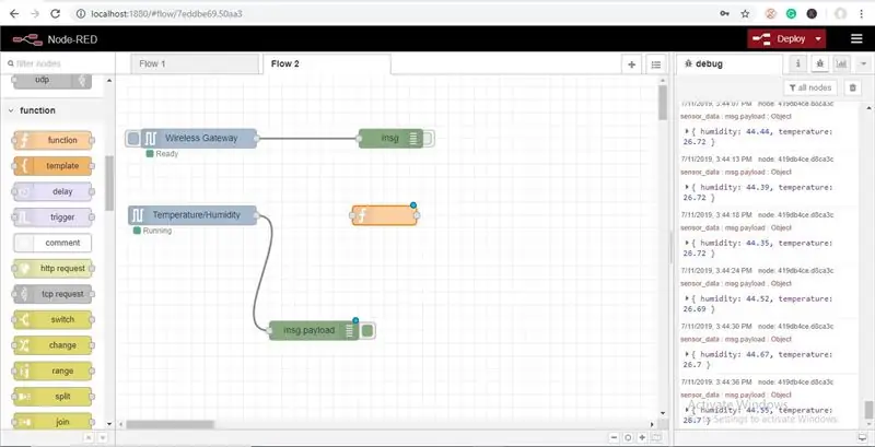 Addició dels nodes de funció