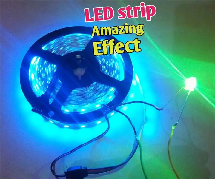 نوار LED اثر شگفت انگیز: 4 مرحله