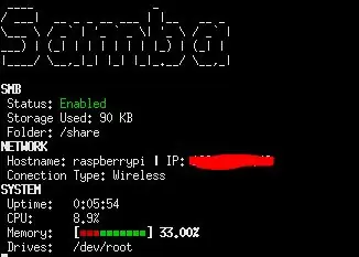 Wyświetlacz Pihole i Samba