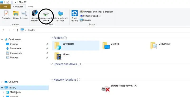 Hubungkan ke Server File Samba Anda