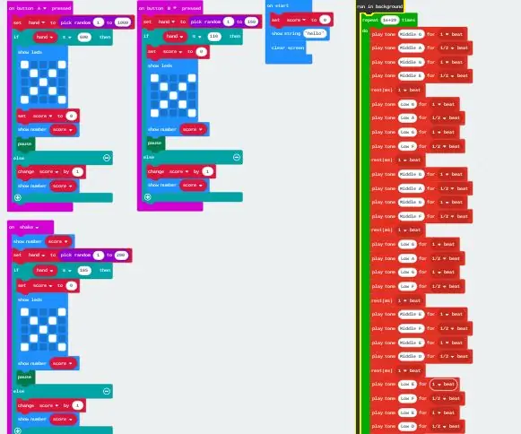 „Micro: bit“lošimo žaidimas: 8 žingsniai