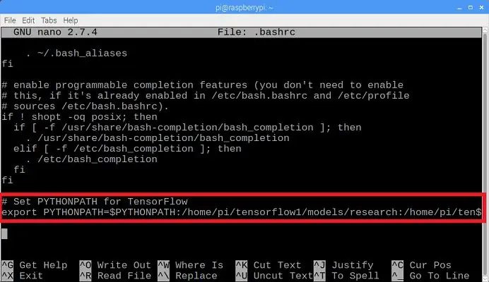 ตั้งค่าโครงสร้างไดเรกทอรี TensorFlow