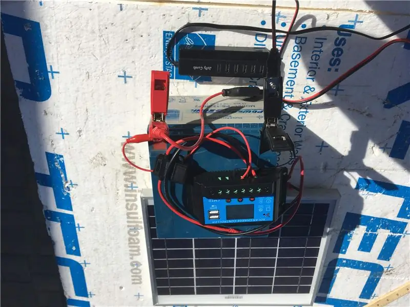 Solar Powered Phone Charging Station