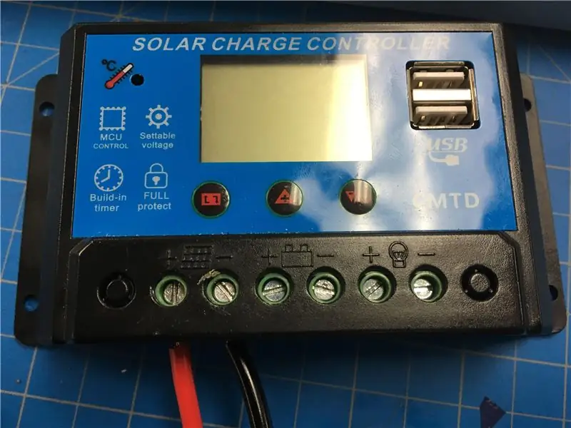 2. Configuration du panneau solaire