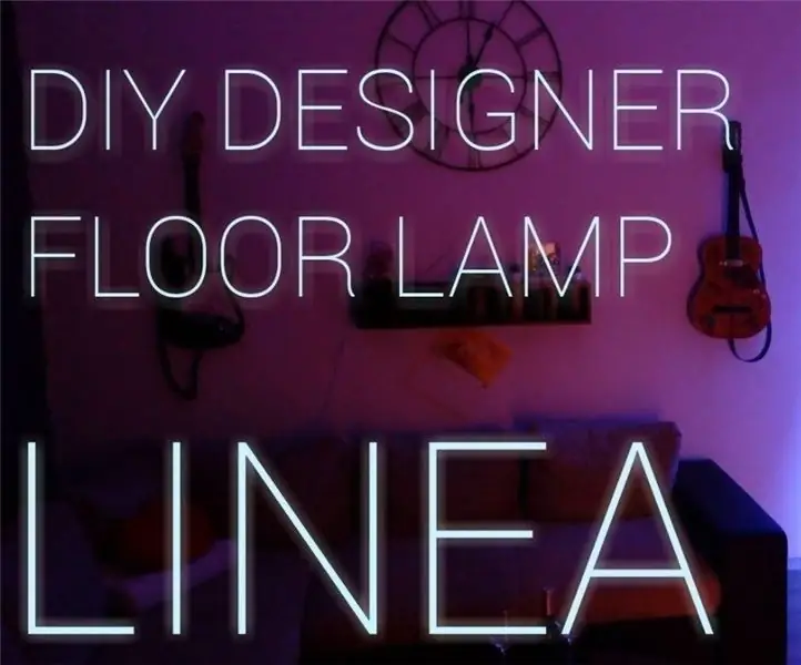 LINEA - Dizajnerska minimalistička podna lampa: 6 koraka