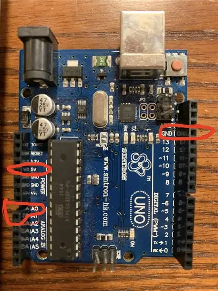 Συνδέστε τον αισθητήρα αερίου στο Arduino