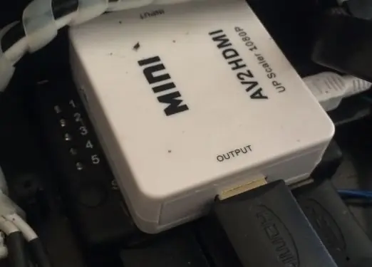 Hacken in de HDMI-switcher (optioneel)