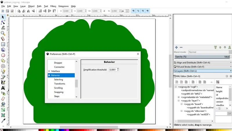 Crearea unei forme personalizate cu Inkscape