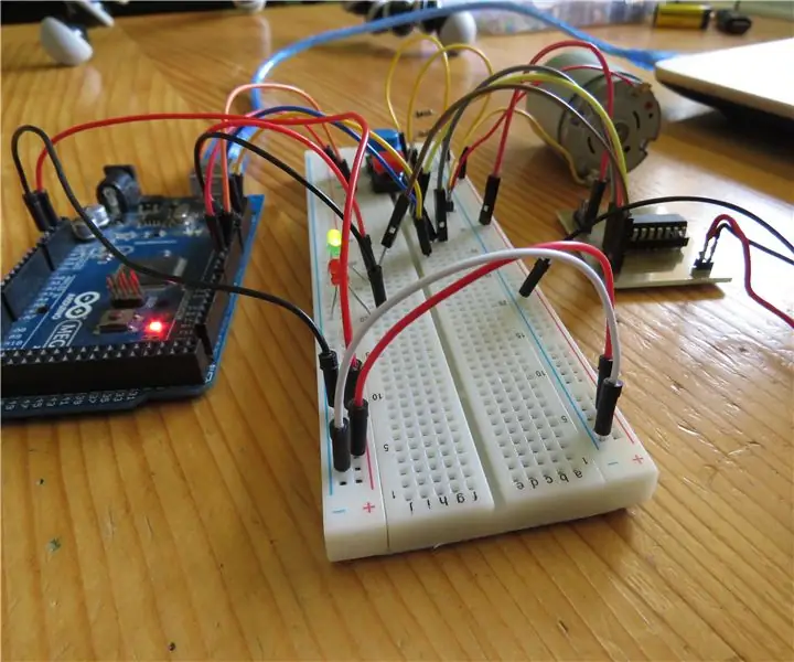 Control de motores de CC con Arduino y L293: 5 pasos (con imágenes)