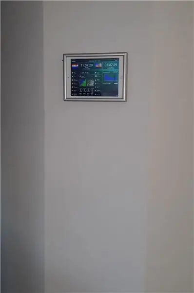 Wall Mount para sa IPad Bilang Home Automation Control Panel, Paggamit ng Controlled na Magnet ng Servo upang Paganahin ang Screen