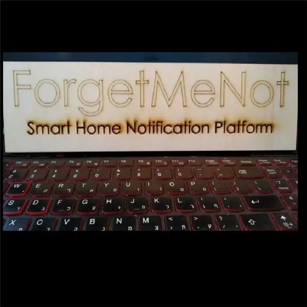 ForgetMeNot - Πλατφόρμα ειδοποιήσεων Smart Home