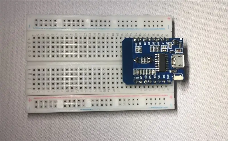 Prototaip di Breadboard (Langkau ke Langkah 3 Sekiranya Anda Ingin Langsung ke Kod dan Perhimpunan)