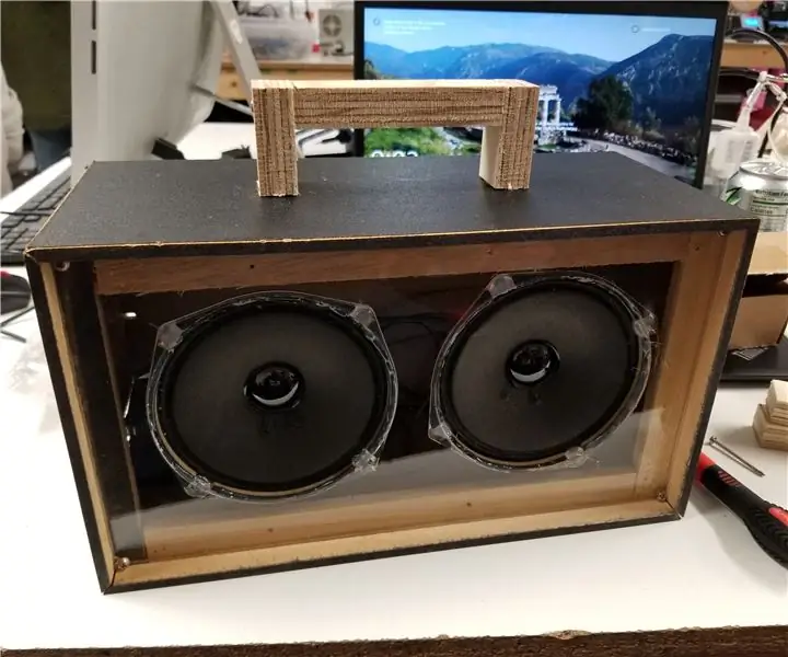 Bärbar Bluetooth Boombox: 6 steg