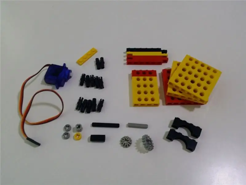 Servo SG90 Dengan Lego yang Tidak Dimodifikasi