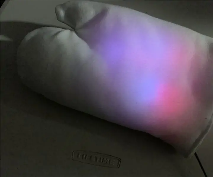 Flaming Neopixel Oven Mitt: 3 Langkah