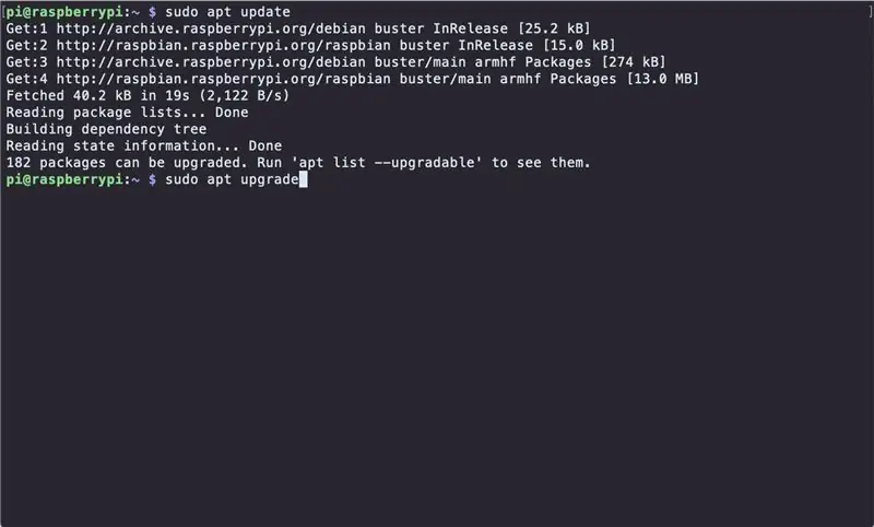 Raspbian -ı yeniləyin və X11VNC quraşdırın