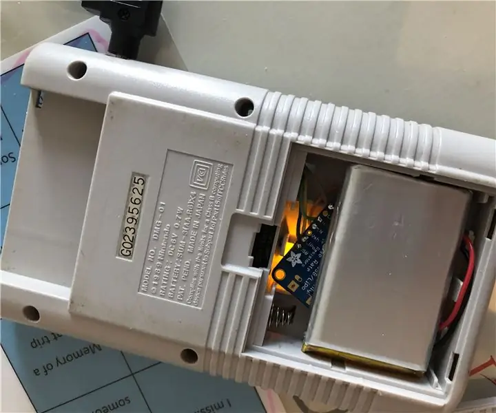 Мод LiPo Battery для Gameboy DMG: 6 шагов (с изображениями)