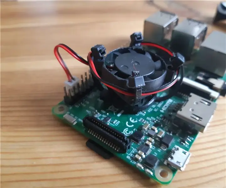 Jednostavan ventilator za hlađenje Raspberry Pi: 8 koraka (sa slikama)