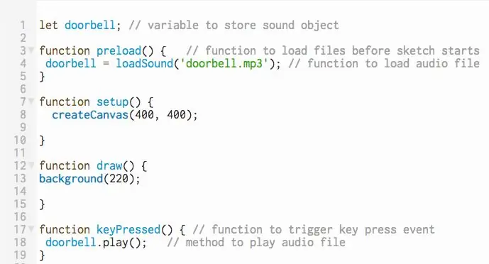 Воспроизведение аудиофайла с помощью функции KeyPressed ()