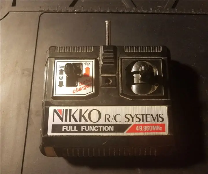 Vintage Nikko R/C nəzarətçisinin təmiri: 5 addım