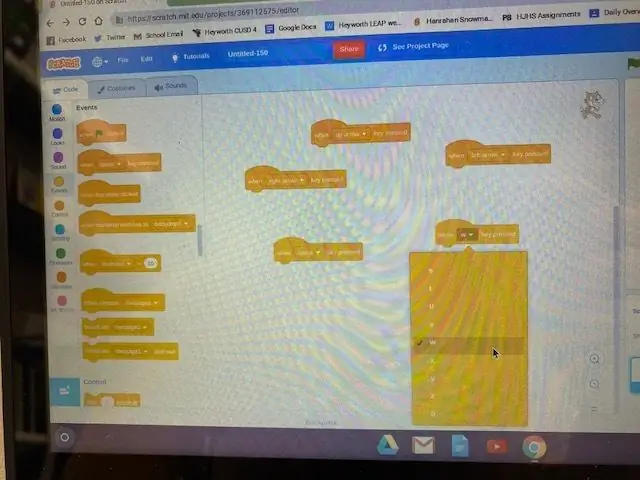 Makey Makey uchun Scratch -dan foydalanish