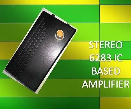 Stereo 6283 audio zosilňovač jednoduchý: 4 kroky