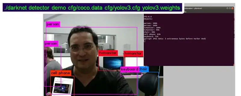 YOLO V3 - WebCam