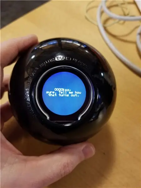 Magic Answers Ball med Arduino Pro Mini og TFT -skærm