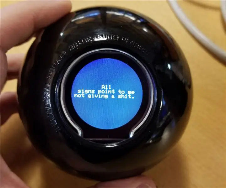 Magic Answers Ball พร้อม Arduino Pro Mini และจอแสดงผล TFT: 7 ขั้นตอน