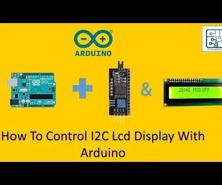 Arduino I2C 16*2 LCD displeja savienojums ar resursu: 10 soļi