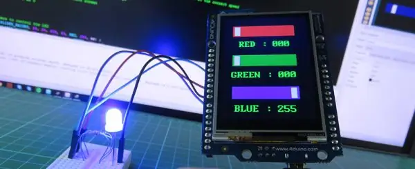 RGB LED Rəng Nəzarəti