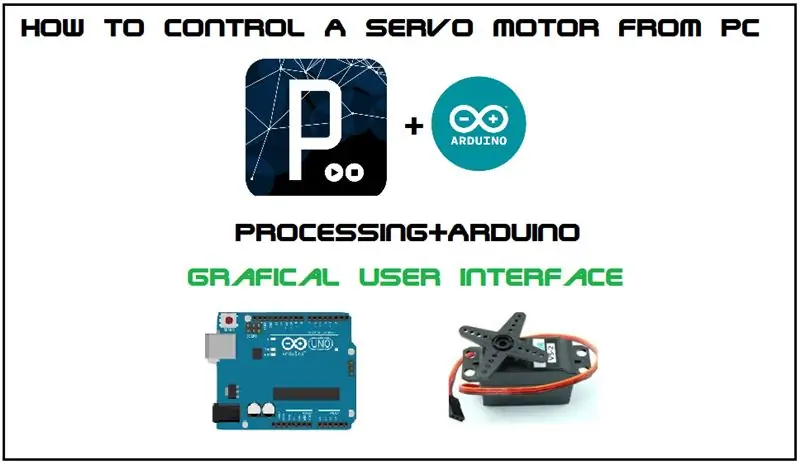 Hur man styr en servomotor från PC med GUI