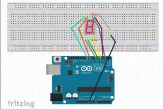 GUI 7 segment boshqaruvchisini yarating