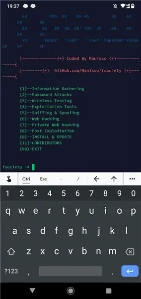 Установите зависимости и запустите Hacking Tool Framework