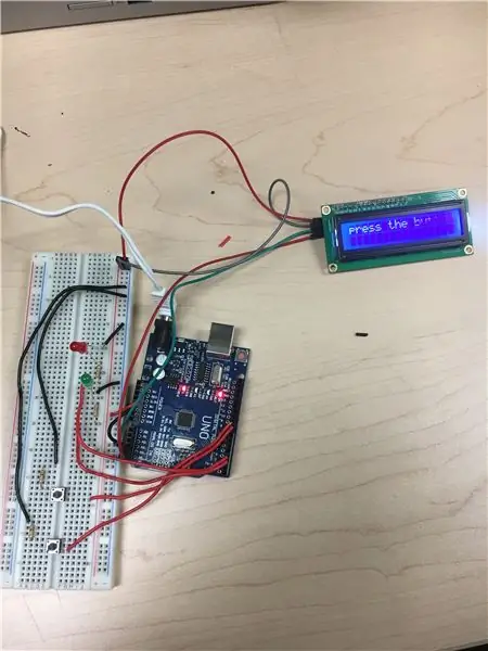 Хронометър Arduino, използващ I2C LCD