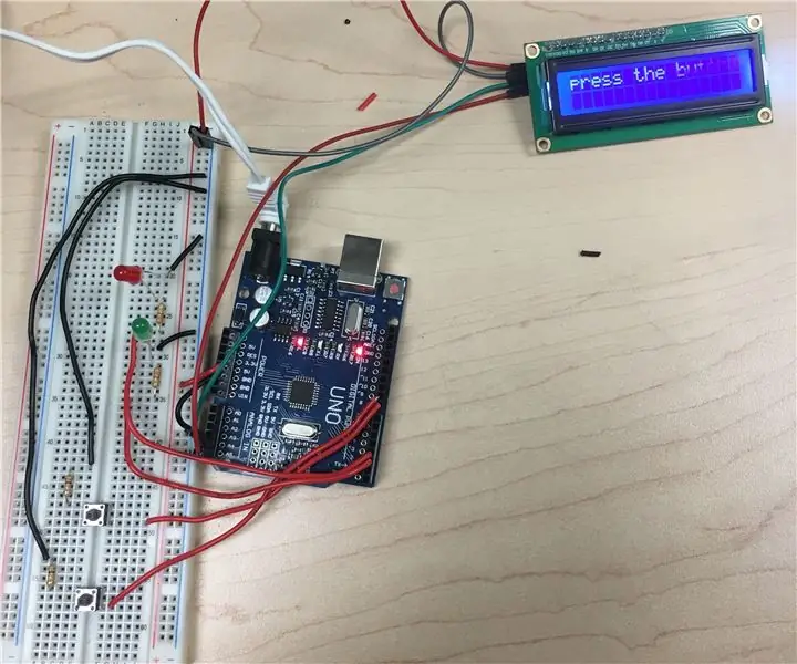 Arduino stoppur med I2C LCD: 5 steg