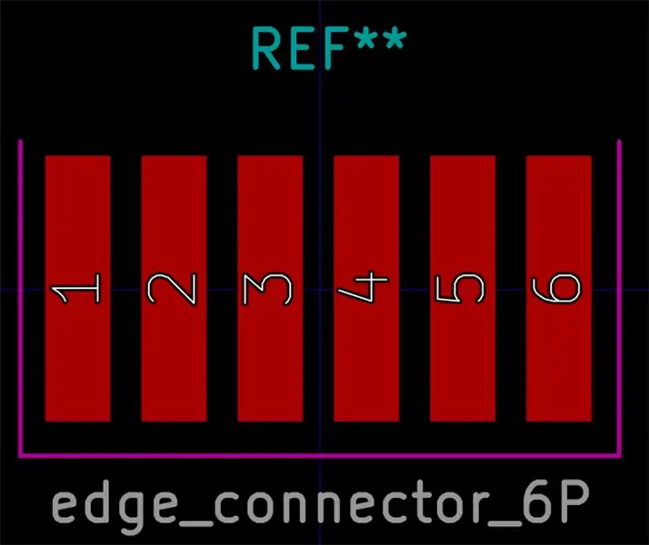 יצירת טביעת הרגל של מחבר Edge PCB