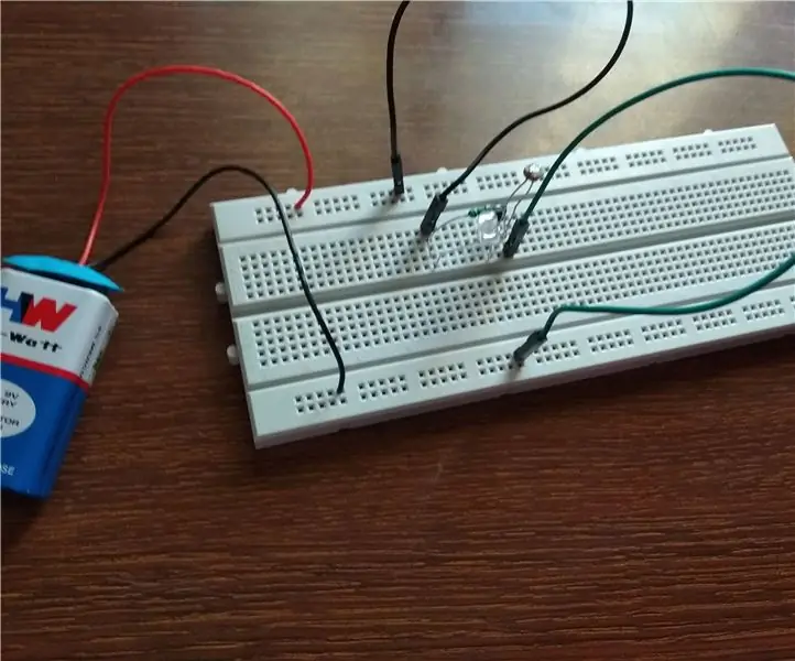 Paano Gumawa ng isang Madilim na Sensor sa isang Breadboard: 5 Mga Hakbang