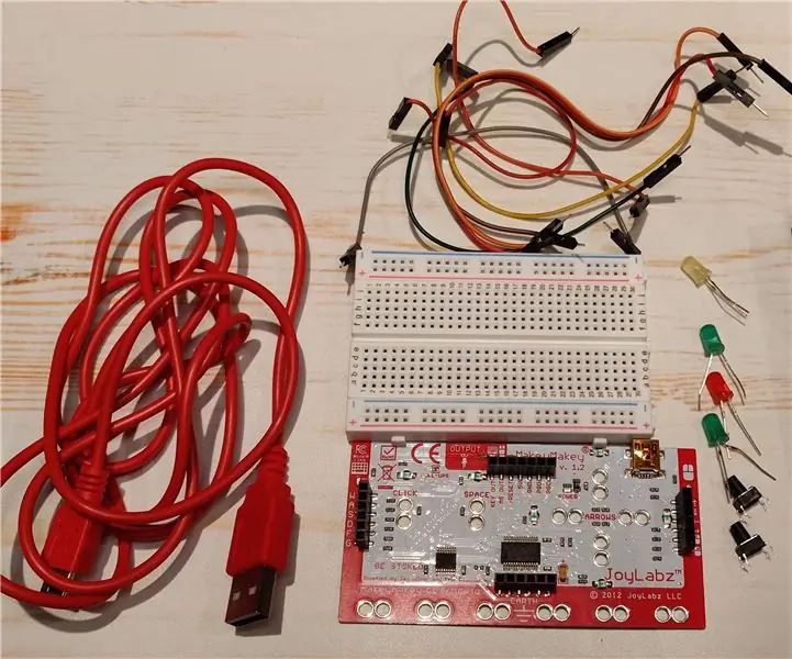 Sirkuit Makey Makey Dengan Breadboard: 11 Langkah (dengan Gambar)