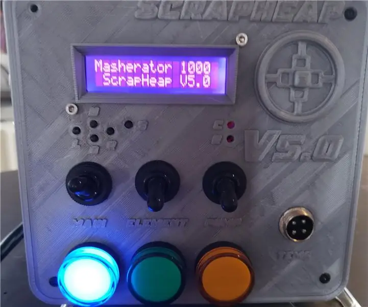 Masherator 1000 - Regulator temperature infuzije kaše: 8 koraka