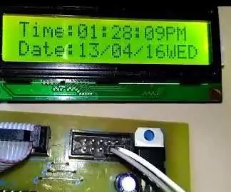 Real TIme Clock Gamit ang AT89s52: 3 Mga Hakbang