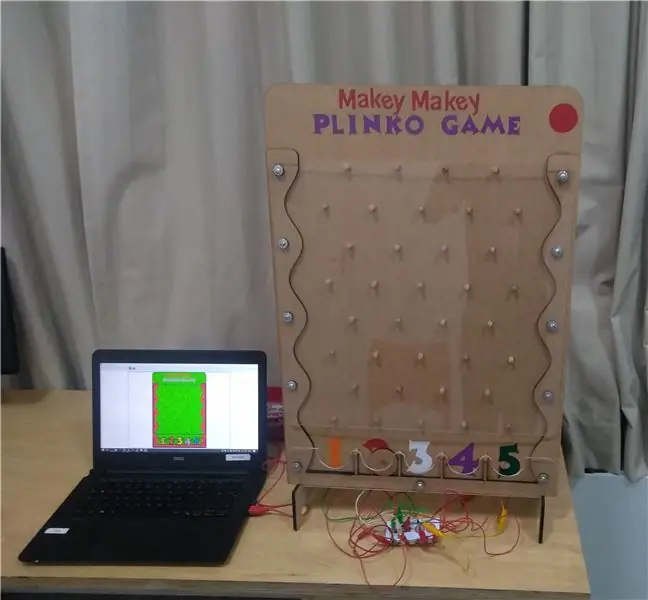 Magnetisk Plinko -spill med Makey Makey