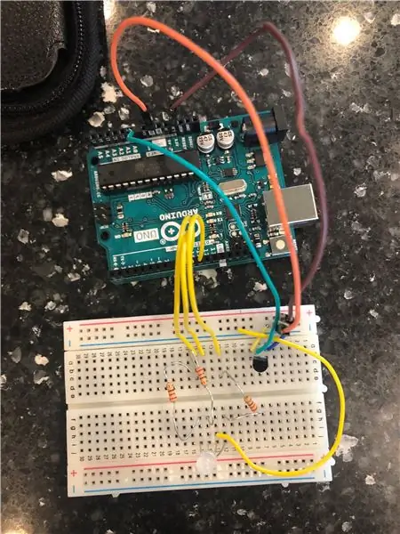 Connectar el sensor de temperatura