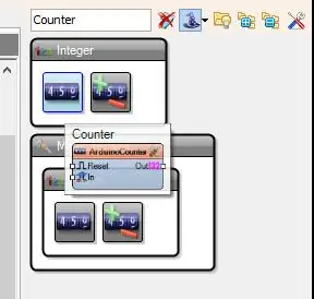 În Visuino ADD & Connect Components