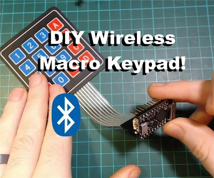 DIY Bluetooth Makro Tuş Takımı: 10 Adım (Resimlerle)