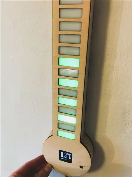 Digitalt RPi LED -termometer