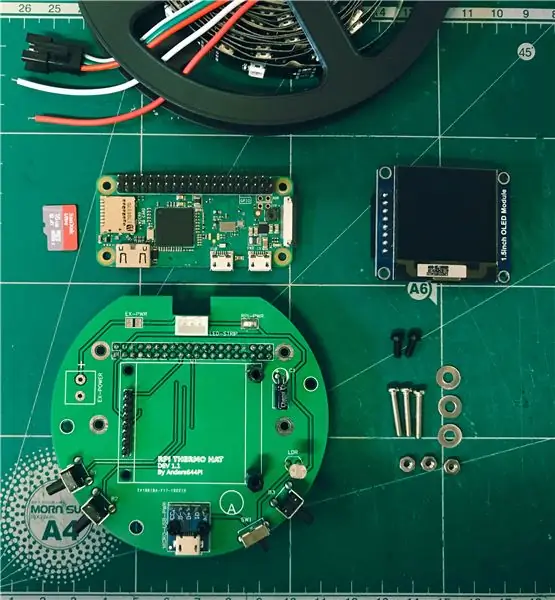 Skaitmeninis RPi LED termometras