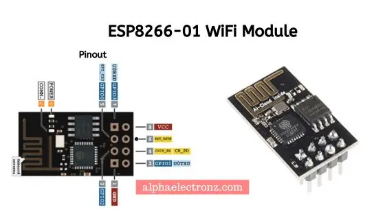 WiFi modul ESP8266 - 01