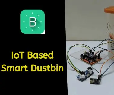 Cubo de basura inteligente basado en IoT: 8 pasos