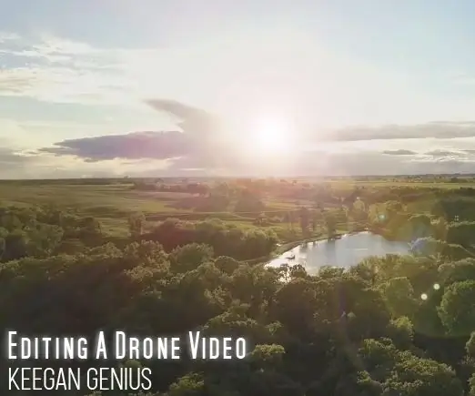 Urejanje videoposnetka Drone: 4 koraki